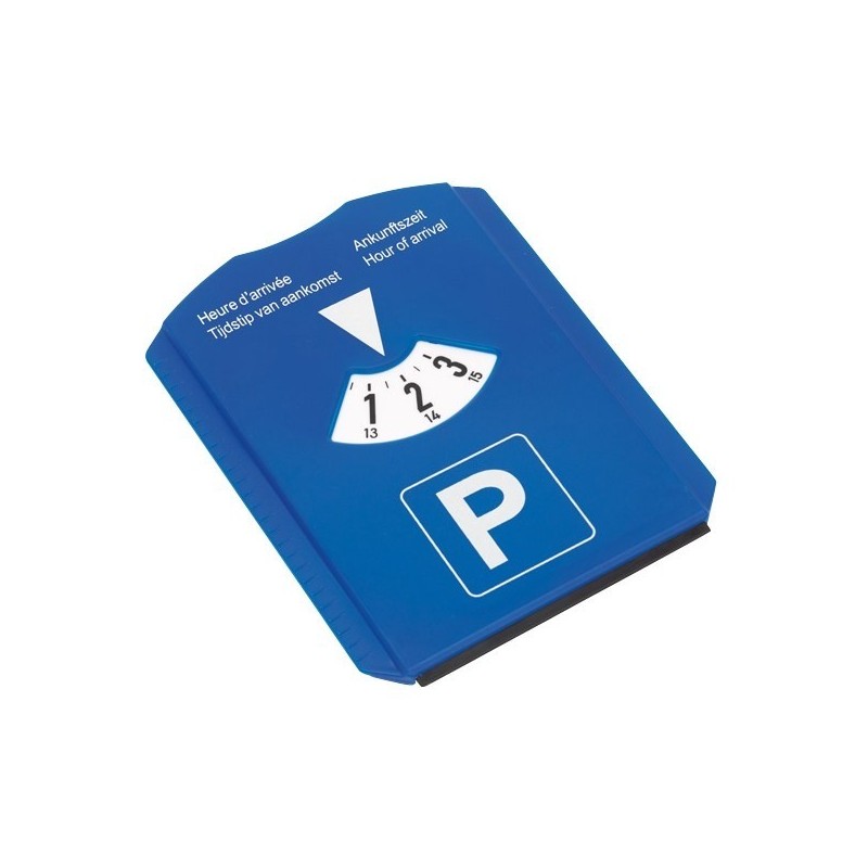 Disque de stationnement avec gratte-glace