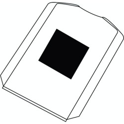 Disque de stationnement avec gratte-glace