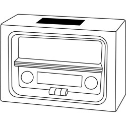 Radio am/fm vintage