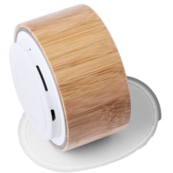 Haut-parleurs bambou