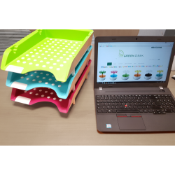 Corbeille à courrier fabriquée en France