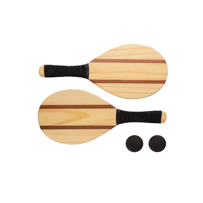 Set de raquettes frescobol en bois