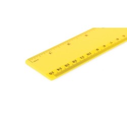 Règle en plastique 15cm