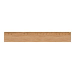 Règle bambou 20cm sur-mesure