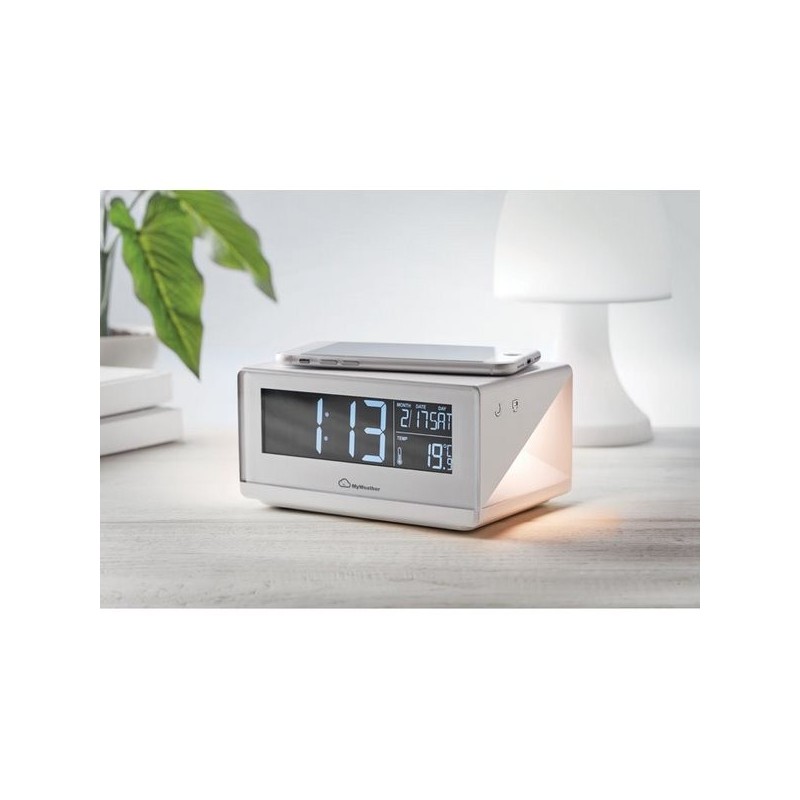 Horloge LED et chargeur sans fi