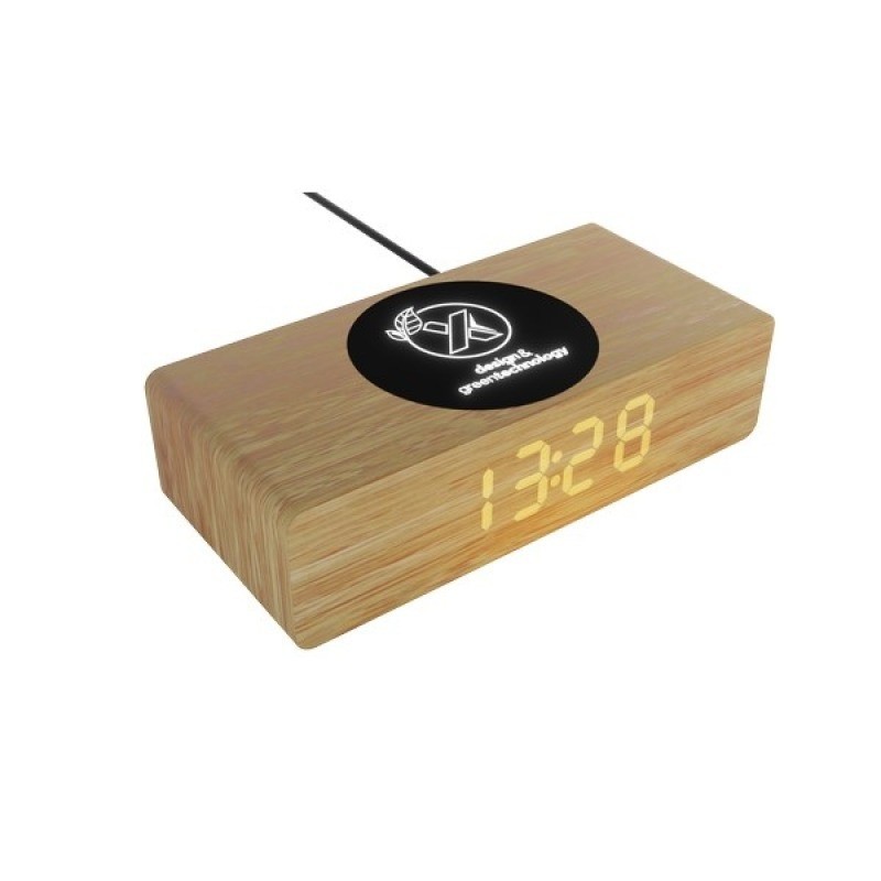 BASE INDUCTION 10W AVEC HEURE ET TEMPÉRATURE