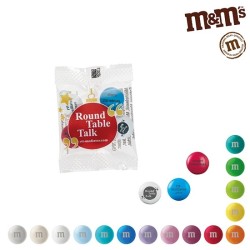 Mini sachet de m&m's message
