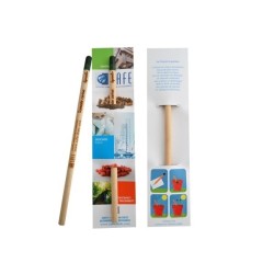 Crayon à papier à planter avec capsule de graines