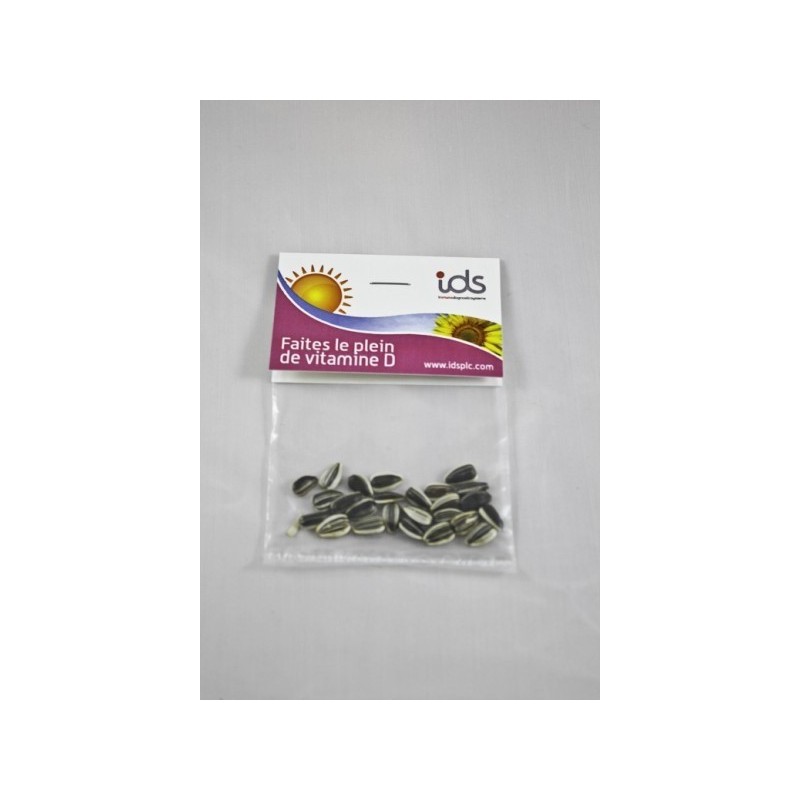 Sachet de graines transparent