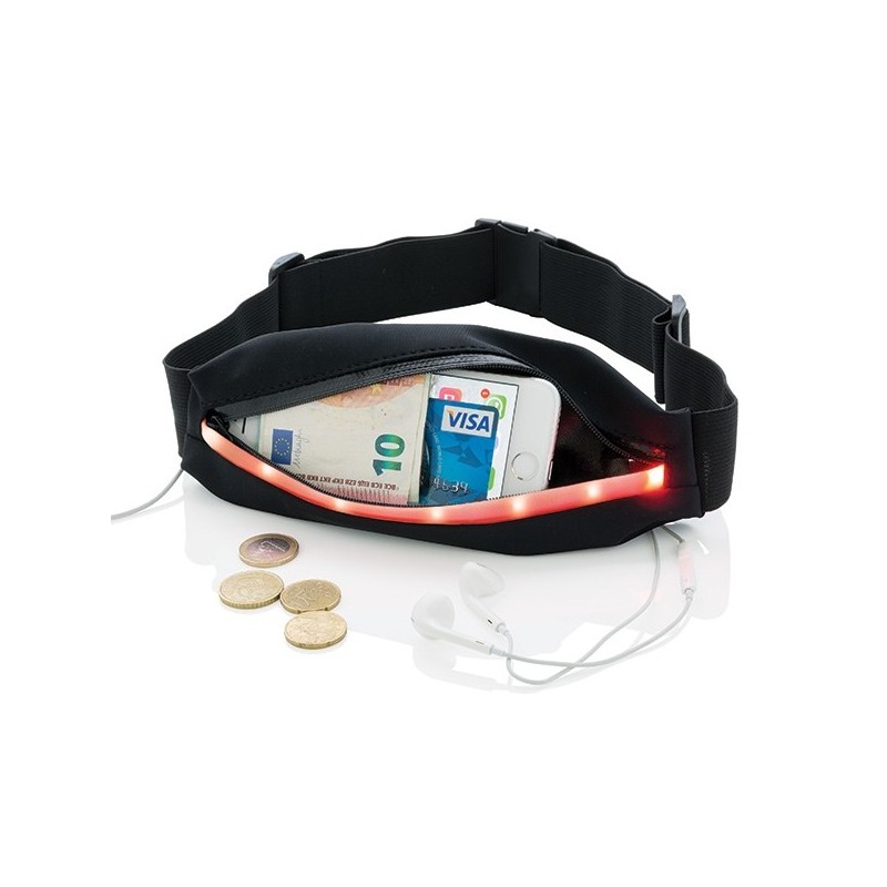 Sacoche Banane sport avec LED