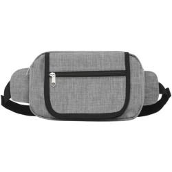 Grande Sacoche banane en tissu effet chiné