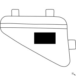 Sacoche pour cadre de vélo