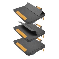 Besace ordinateur recyclée