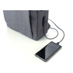 Sac à dos porte-ordinateur en polyester 600D Carlito