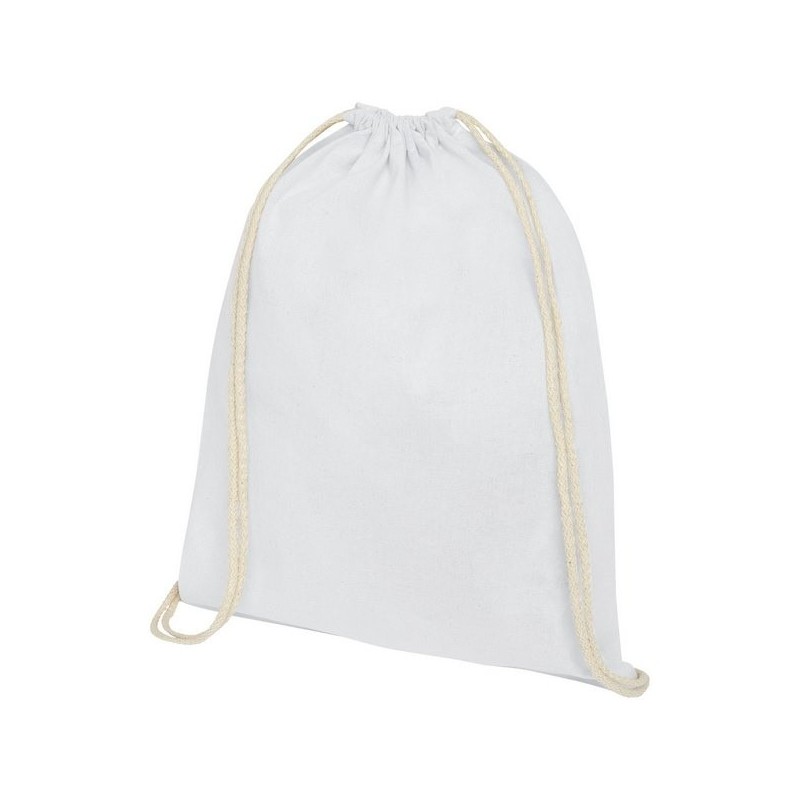 Sac à dos en coton de 140 g/m² avec cordon de serrage
