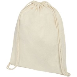 Sac à dos en coton de 140 g/m² avec cordon de serrage