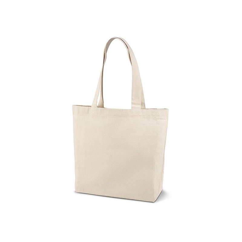 Sac coton canvas 45x38cm avec soufflet
