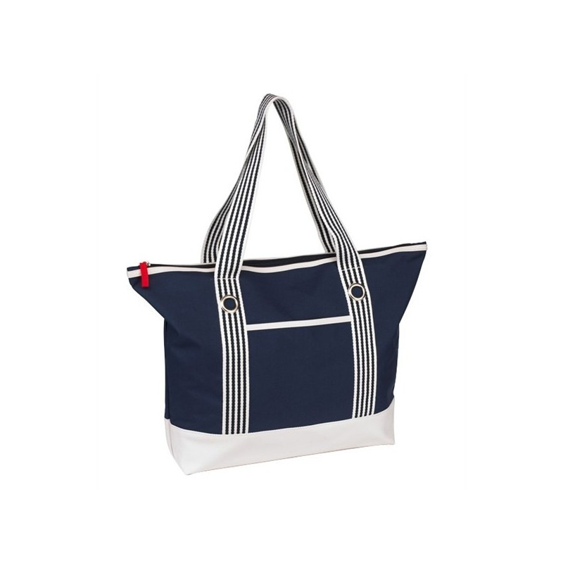 Sac de plage avec fermeture éclair