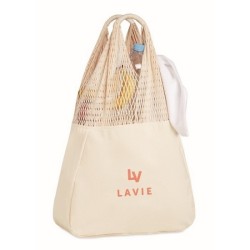 Sac de plage coton /filet