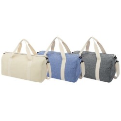 Sac de voyage en polyester et coton recyclé de 450 g/m²