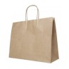 Grand sac en papier kraft brun