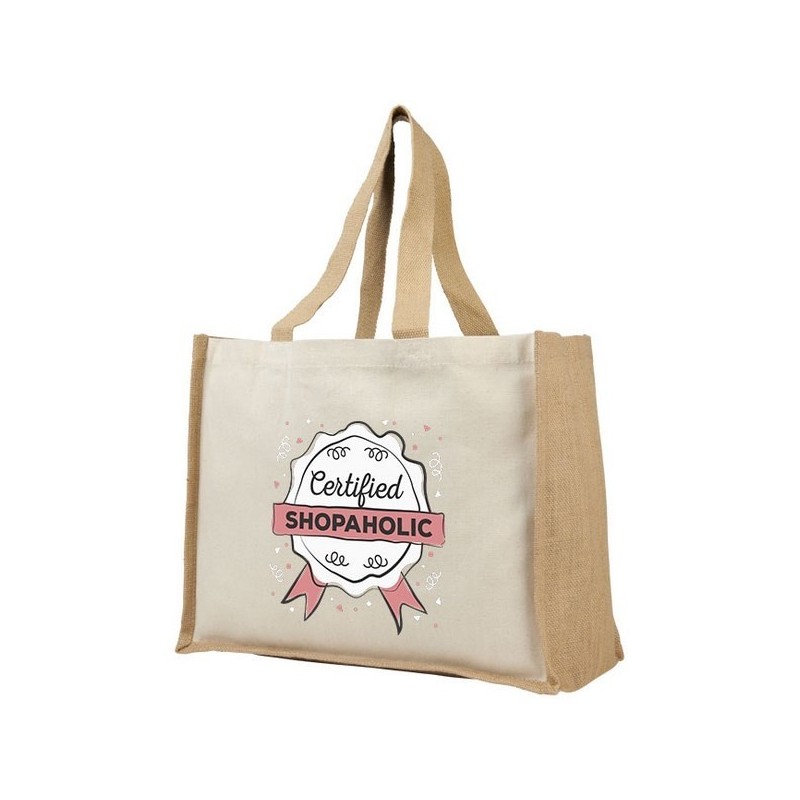 Sac 320 g/m² en toile et jute