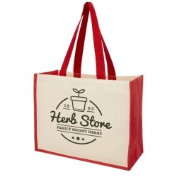 Sac 320 g/m² en toile et jute