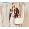 Grand sac shopping en toile de jute