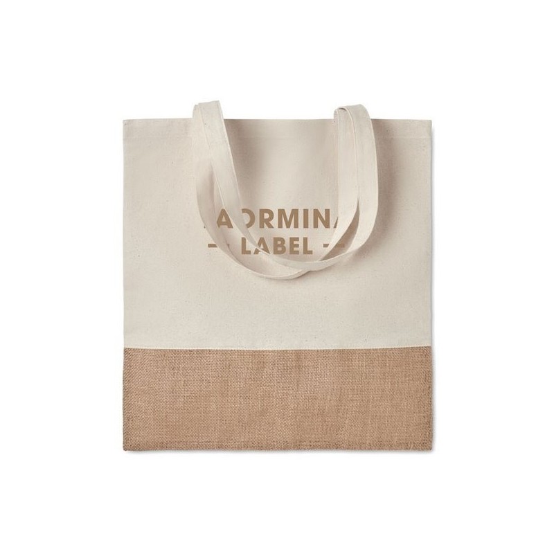 Sac à provisions avec jute.