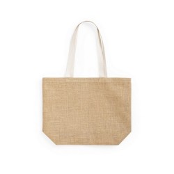 Sac à soufflet en toile de jute