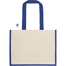 Sac shopping en coton et jute sunset