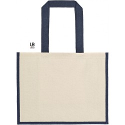 Sac shopping en coton et jute sunset