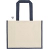 Sac shopping en coton et jute sunset