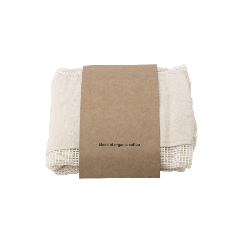 Set 3 sacs filet pour fruits et légumes