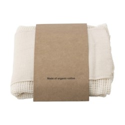 Set 3 sacs filet pour fruits et légumes