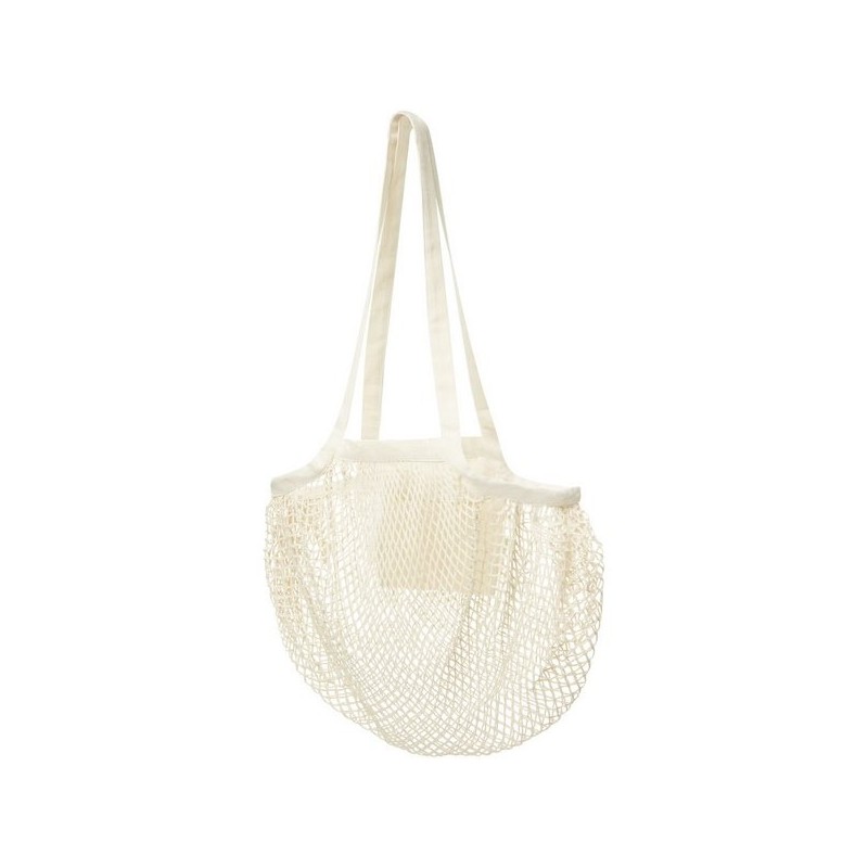 Sac shopping en coton maille filet bio gots 100 g/m2