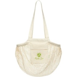 Sac shopping en coton maille filet bio gots 100 g/m2