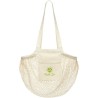 Sac shopping en coton maille filet bio gots 100 g/m2