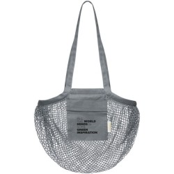 Sac shopping en coton maille filet bio gots 100 g/m2