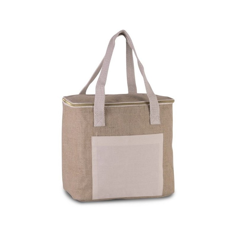Sac isotherme en jute - modèle moyen