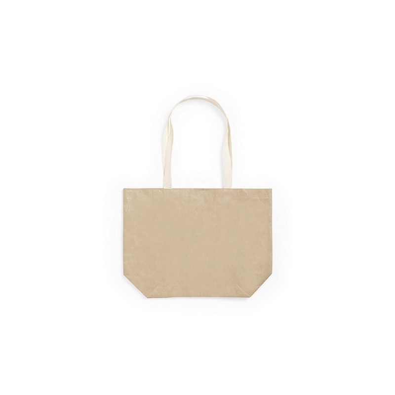 Sac en papier stratifié, anses en coton