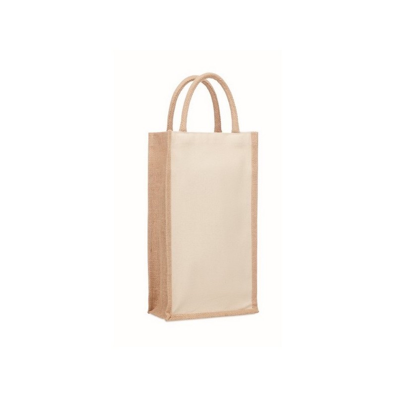 Sac en jute pour 2 bouteilles