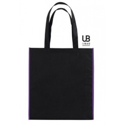 Sac shopping classique avec soufflet 10cm