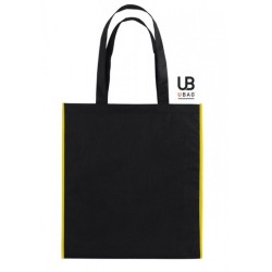 Sac shopping classique avec soufflet 10cm