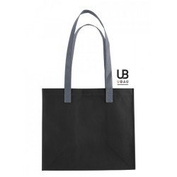 Sac shopping à soufflet large 34x30cm