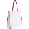 Sac shopping bicolore 38x40cm