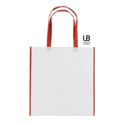 Sac shopping bicolore 38x40cm