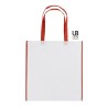 Sac shopping bicolore 38x40cm