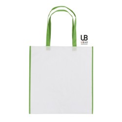 Sac shopping bicolore 38x40cm