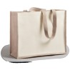 Sac shopping en jute et toile